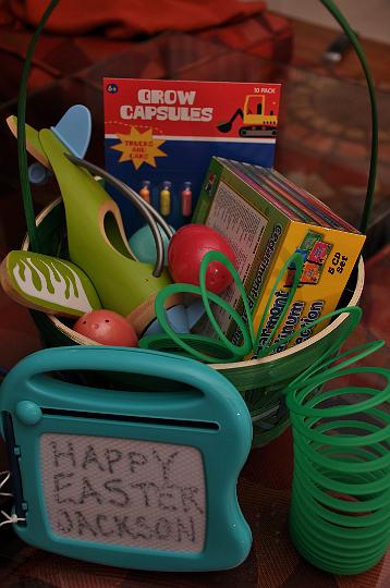 Jackson's Easter Basket