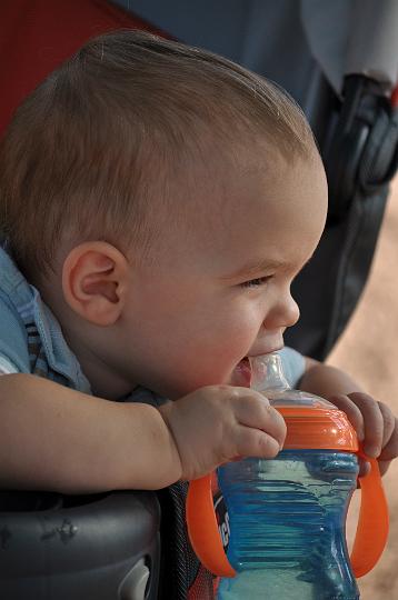 Jackson with Cup