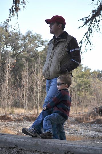 Ross & JD at the Lower Dam 2010