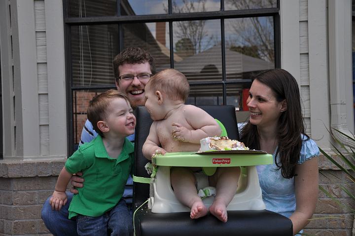 Ross, JD, Audrey, & E